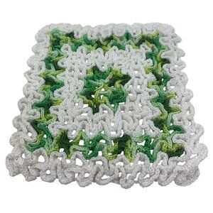 3D Vntg Crocheted Doily Trivet Coaster Hot Pad Potholder Home Table Decor